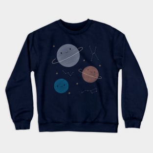 Kawaii Outer Space Crewneck Sweatshirt